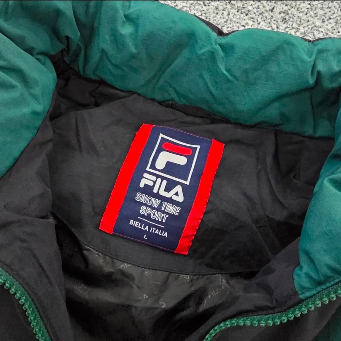 [L] 휠라 FILA 점퍼 덕다운 집업 패딩점퍼 1209EB1 상품이미지2