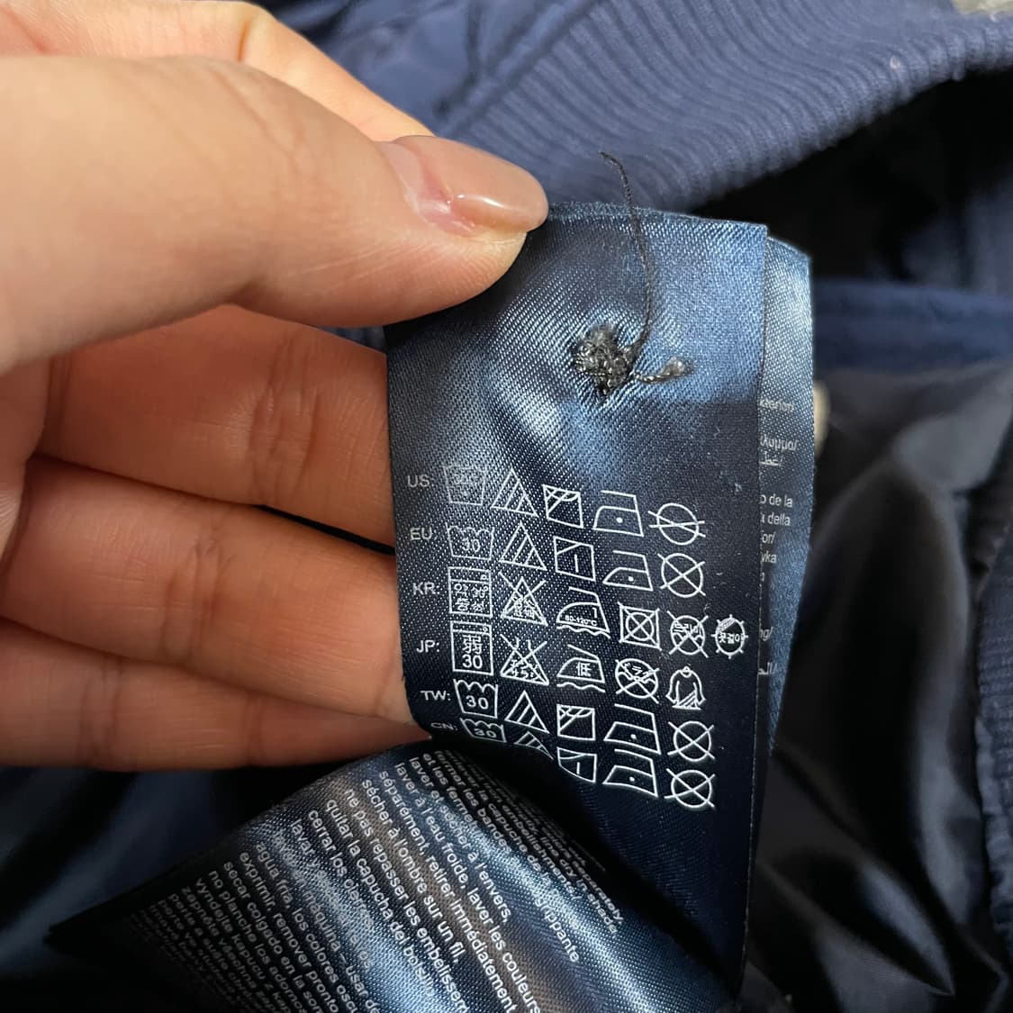 타미힐피거 키즈 네이비 퀄팅 경량패딩 자켓 104 상품이미지8