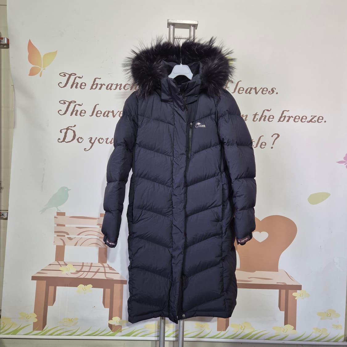 네파 여성 구스 액티브 롱 패딩 90사이즈 상품이미지1