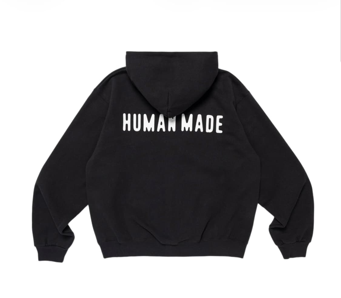 미착용 새상품)) 휴먼메이드 집업 블랙 m 상품이미지2