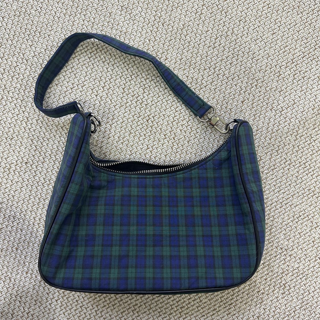 실측확인 폴로랄프로렌 체크 호보백 0406D 상품이미지5