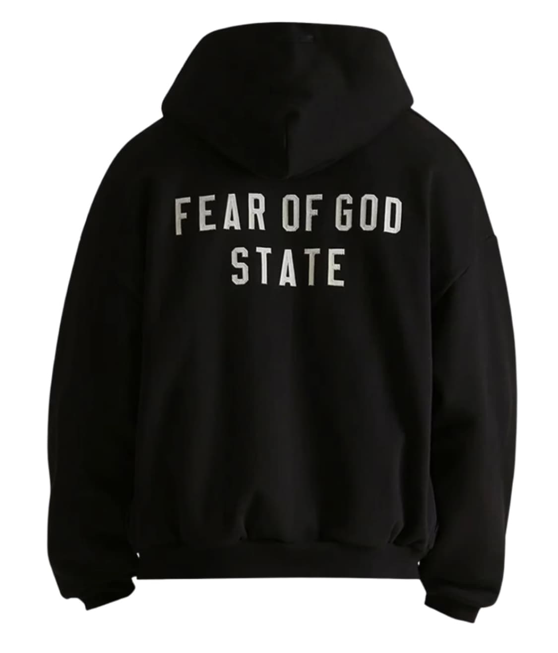 ㄱㅈ15)  에센셜 헤비 후드집업 블랙 상품이미지3