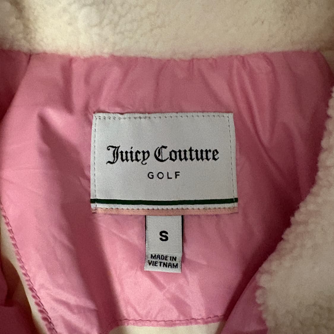 쥬시꾸뛰르 골프 핫 핑크 다운 패딩 상품이미지2