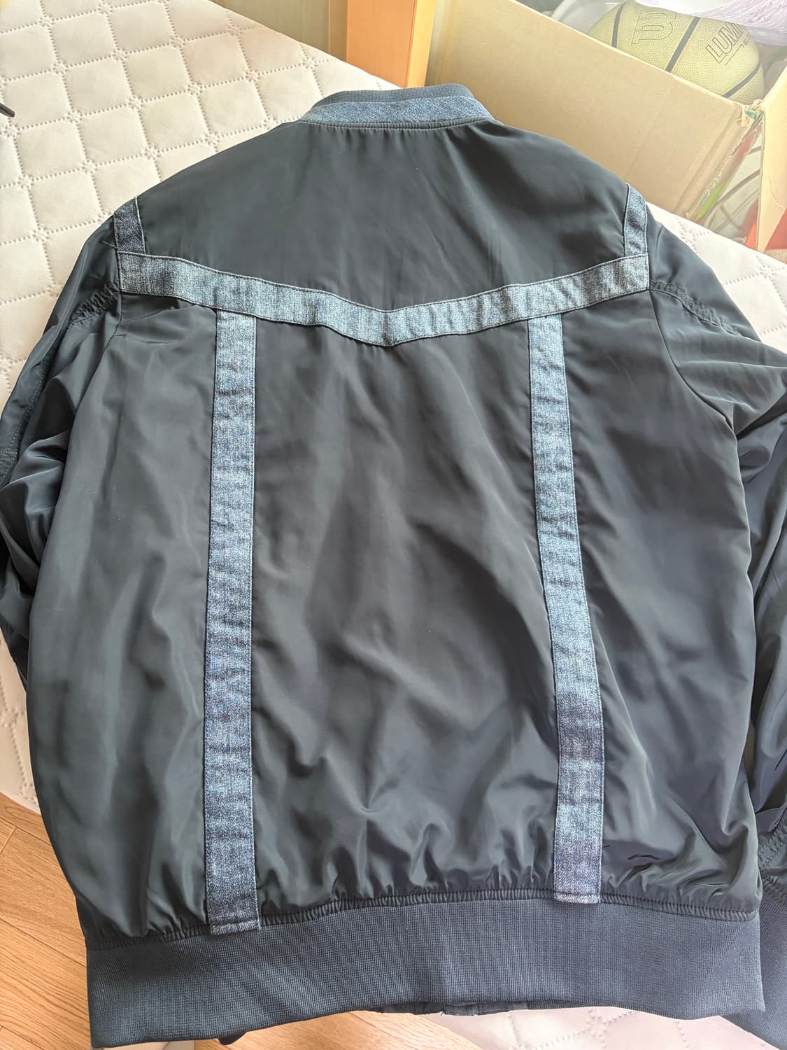 디젤 나일론 데님 레이싱 자켓(m) 상품이미지2