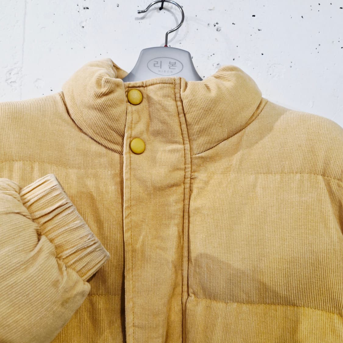 빅사이즈 오버핏 코듀로이 패딩 상품이미지2