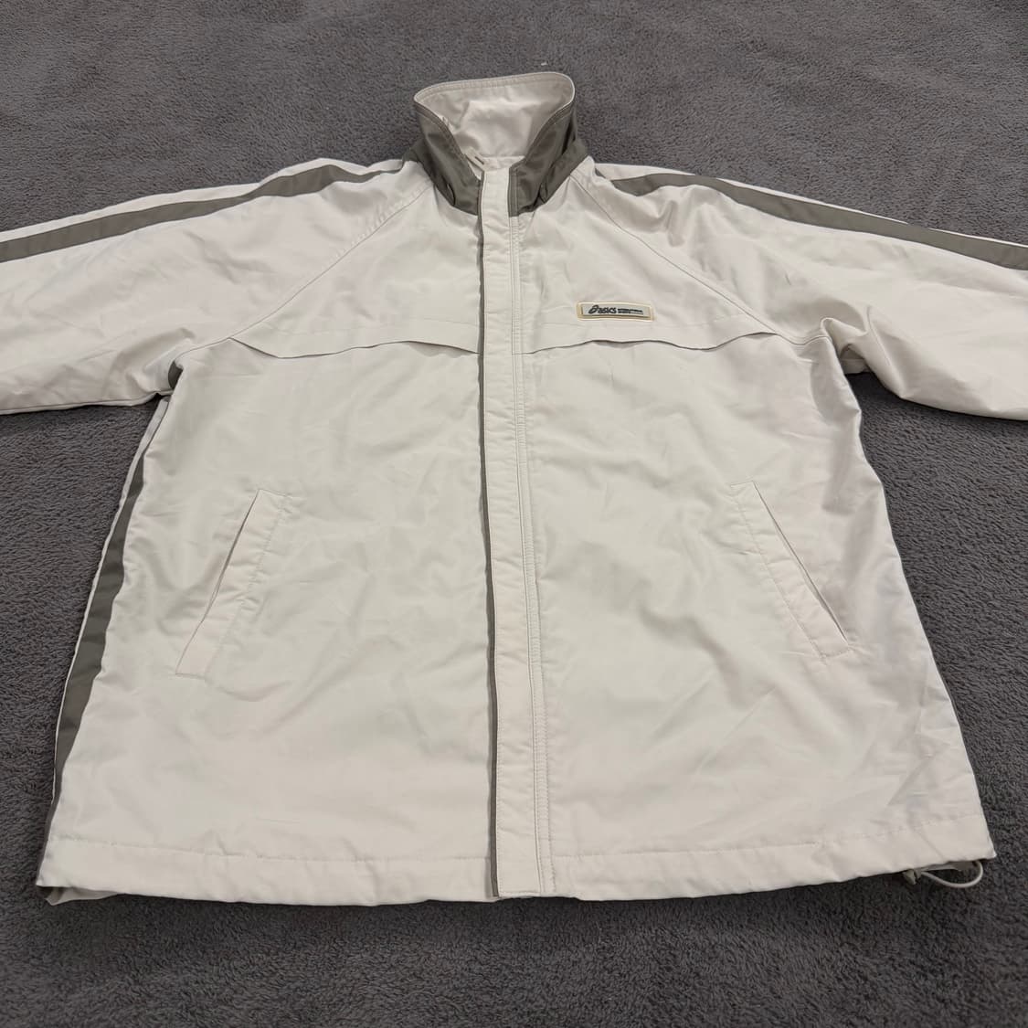 [정품/95] 아식스 00s 올드스쿨 우븐 바람막이 자켓 상품이미지3