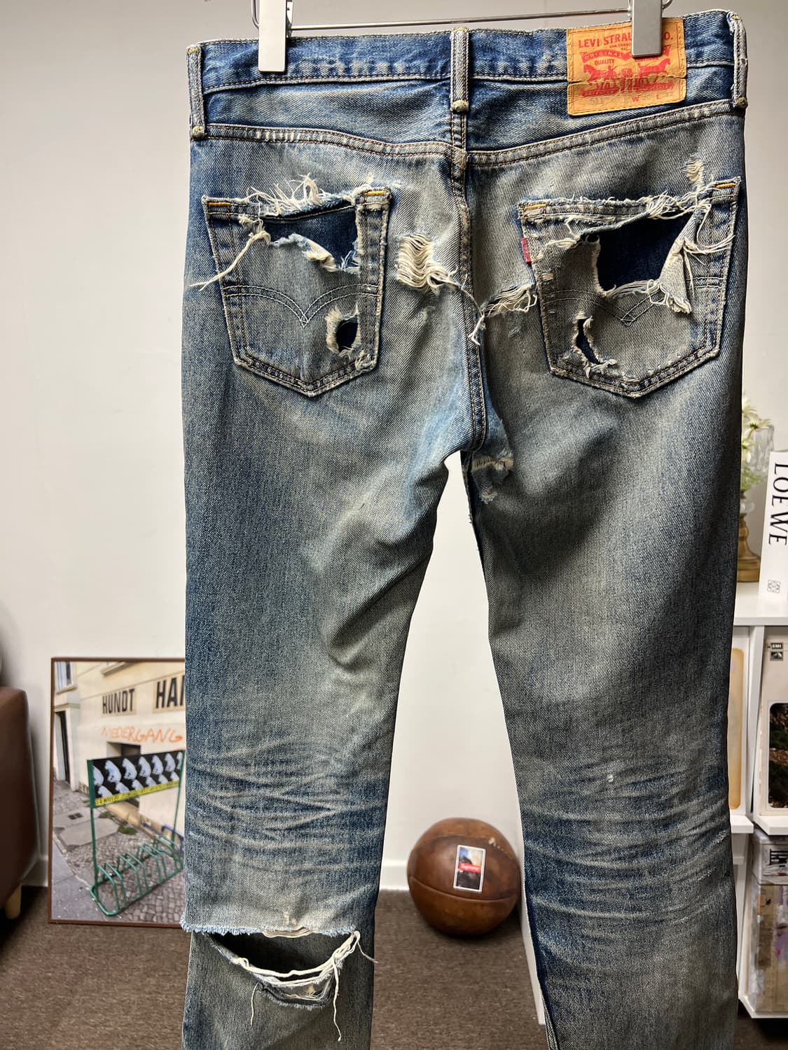 Levis 리바이스 511 디스 워싱 데님 30 상품이미지8