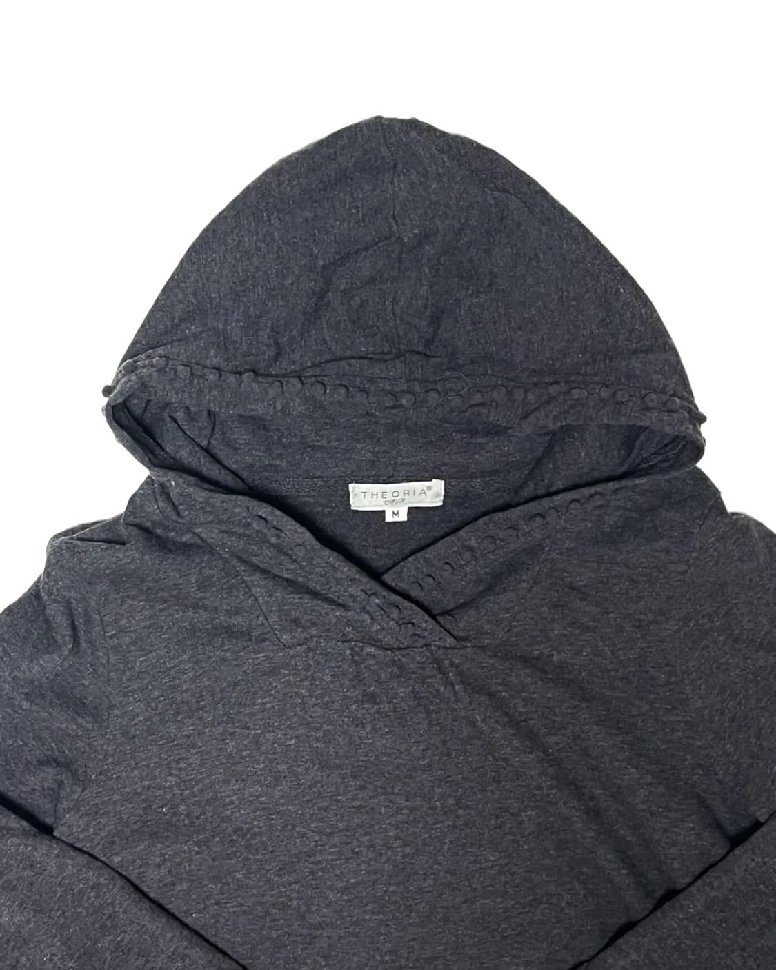 Pompom gray hoodie 상품이미지2