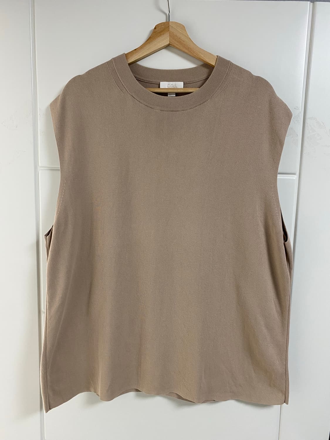 [L] cos 코스 니트 베스트 베이지 상품이미지1