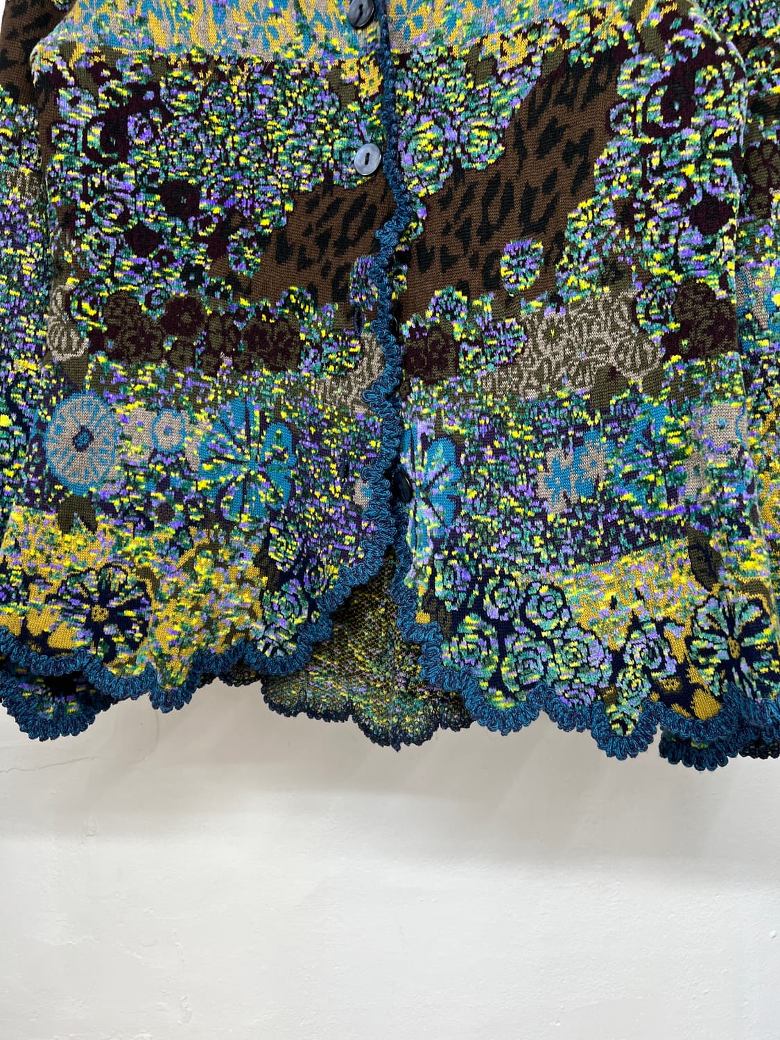 90s 겐죠 플로럴 가디건  상품이미지5