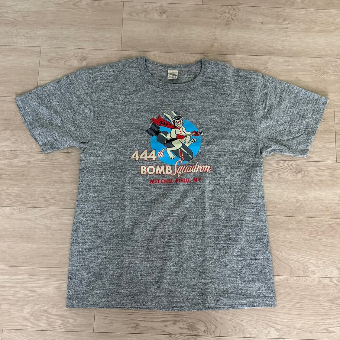 버즈릭슨 티셔츠 그레이 XXL 444th Bomb SQ 상품이미지1