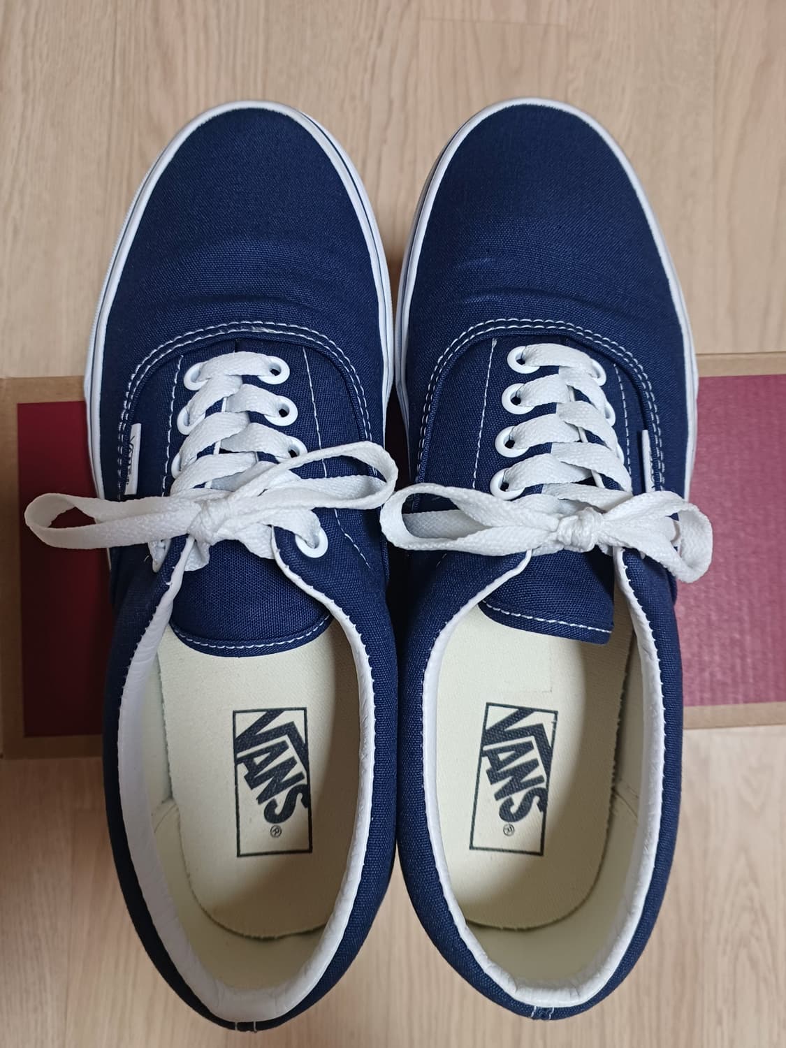 반스 에라 270 네이비 스니커즈 신발 어센틱 Vans 캔버스 상품이미지4