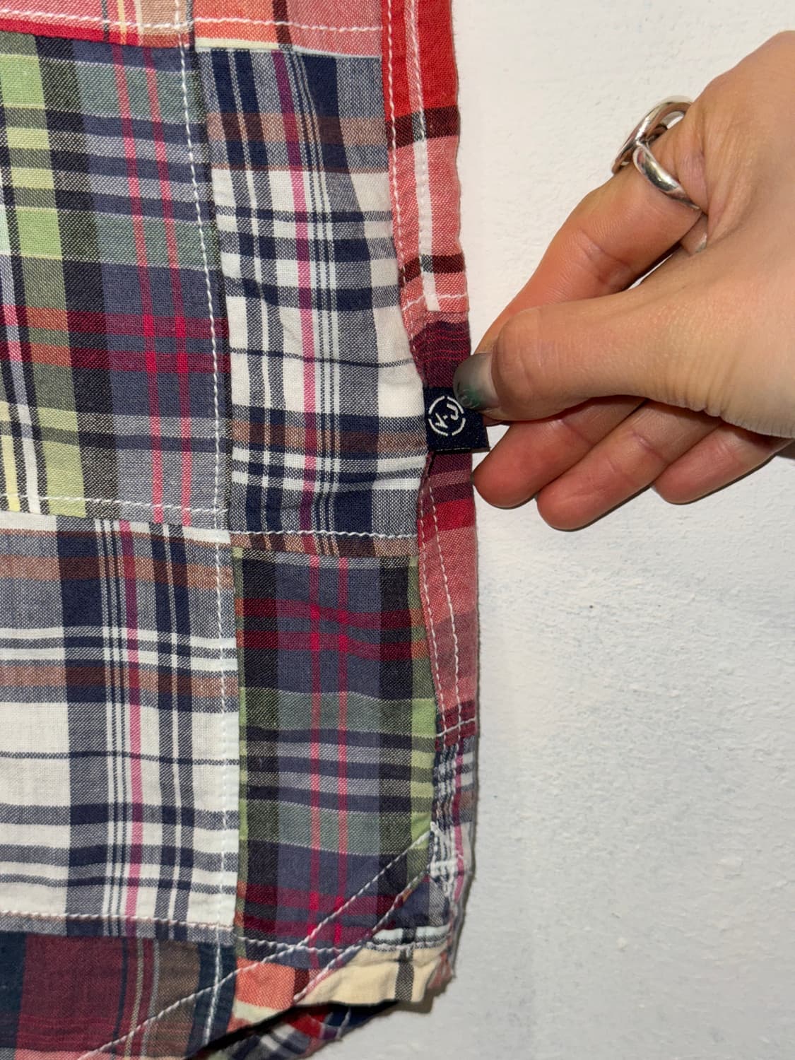 Kansai jeans 간사이진스 체크 반팔 셔츠 상품이미지6