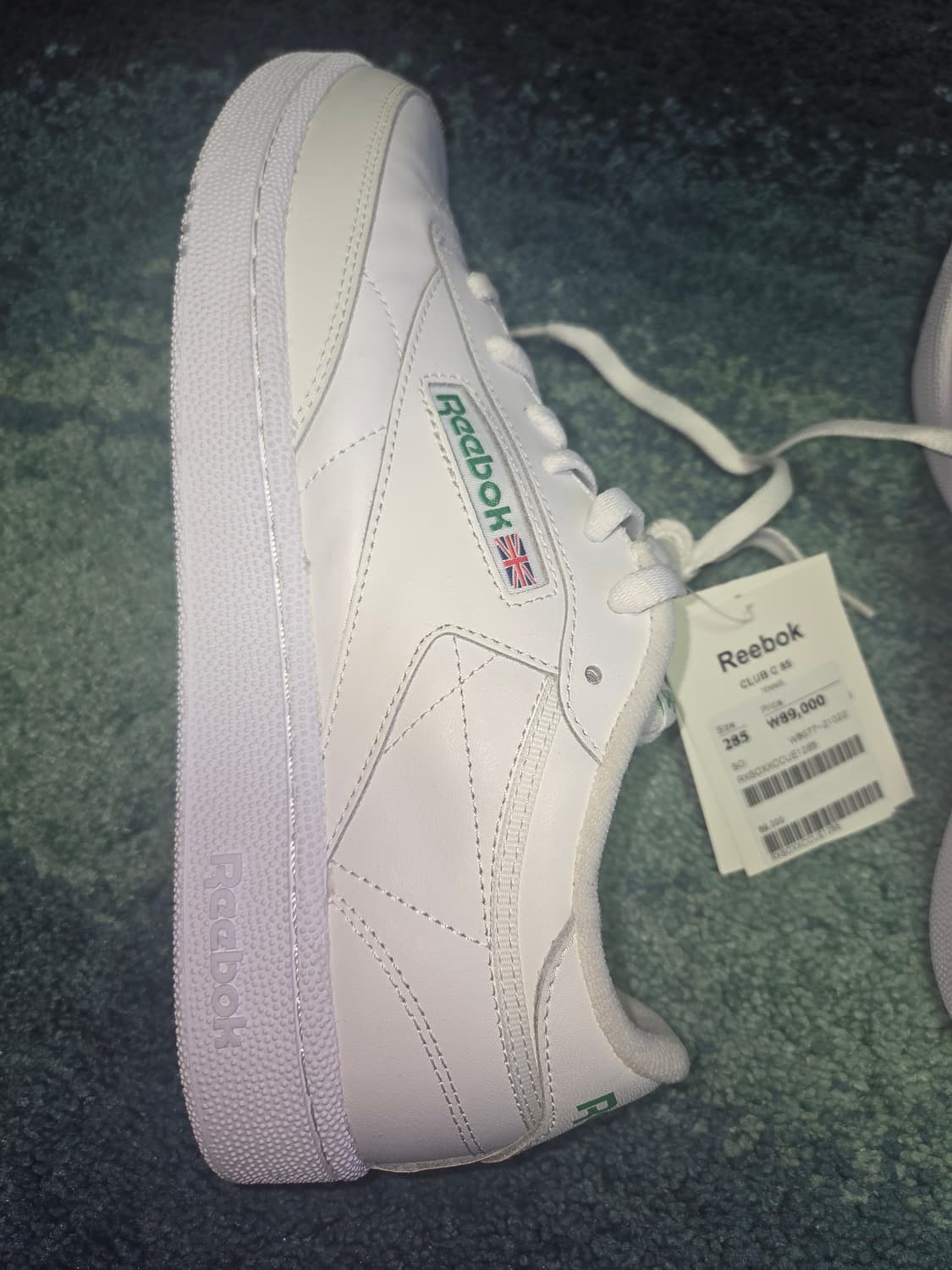 리복 클럽c85 화이트그린 285mm 상품이미지4