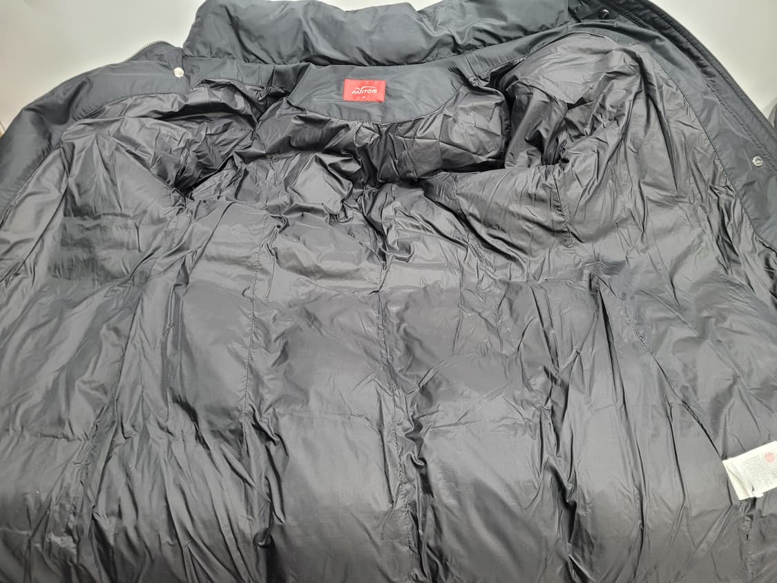 FANTOM 팬텀 빅후드 다운 롱 패딩 / 여 100 블랙 상품이미지8