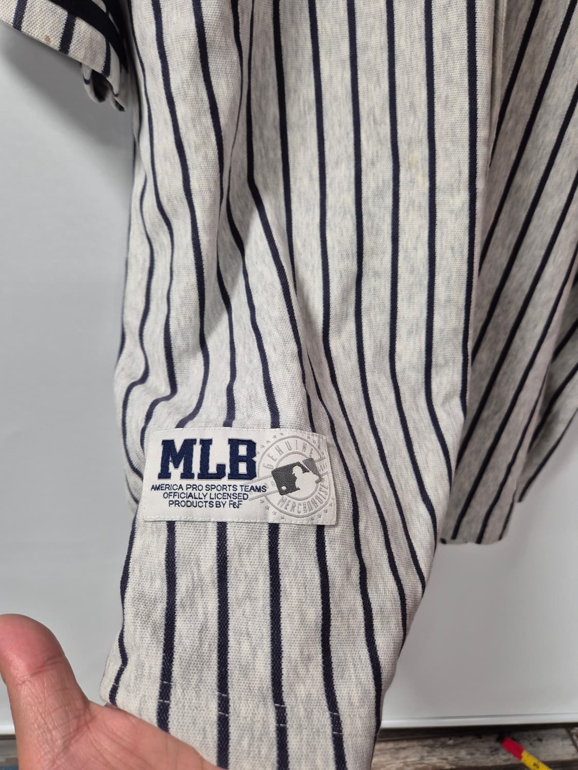 *무료배송*MLB 뉴욕 양키즈  나그랑 베이스볼 져지105사이즈(상태A급 상품이미지5