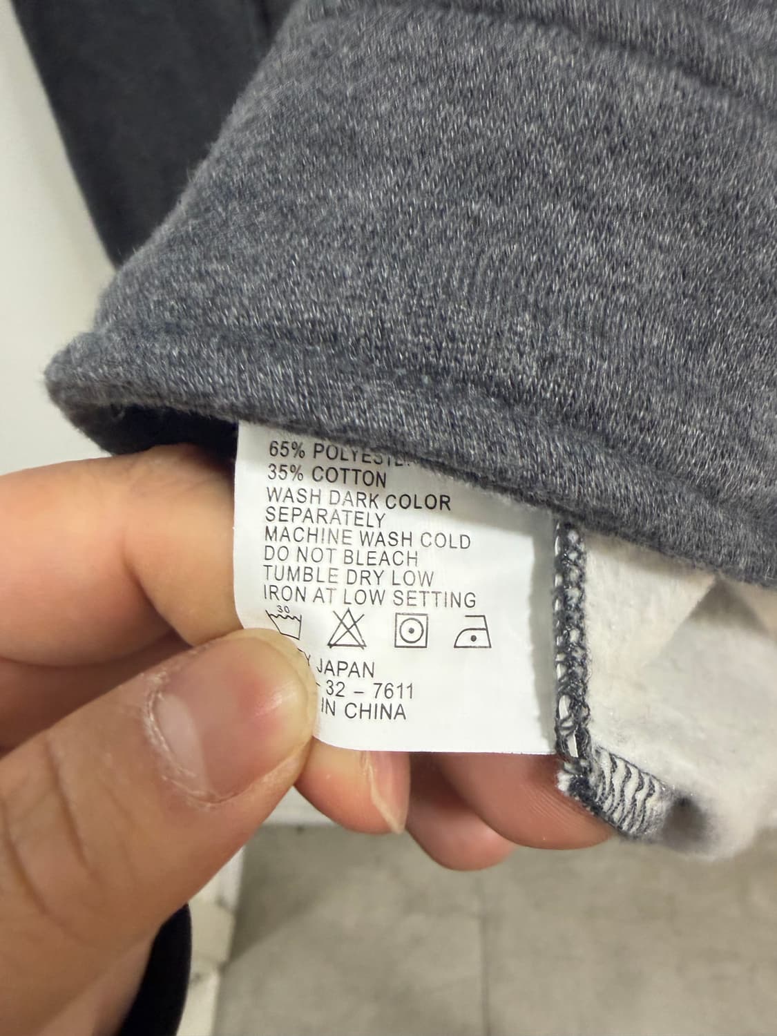 그레이 도트 더블자켓 숏코트 상품이미지8