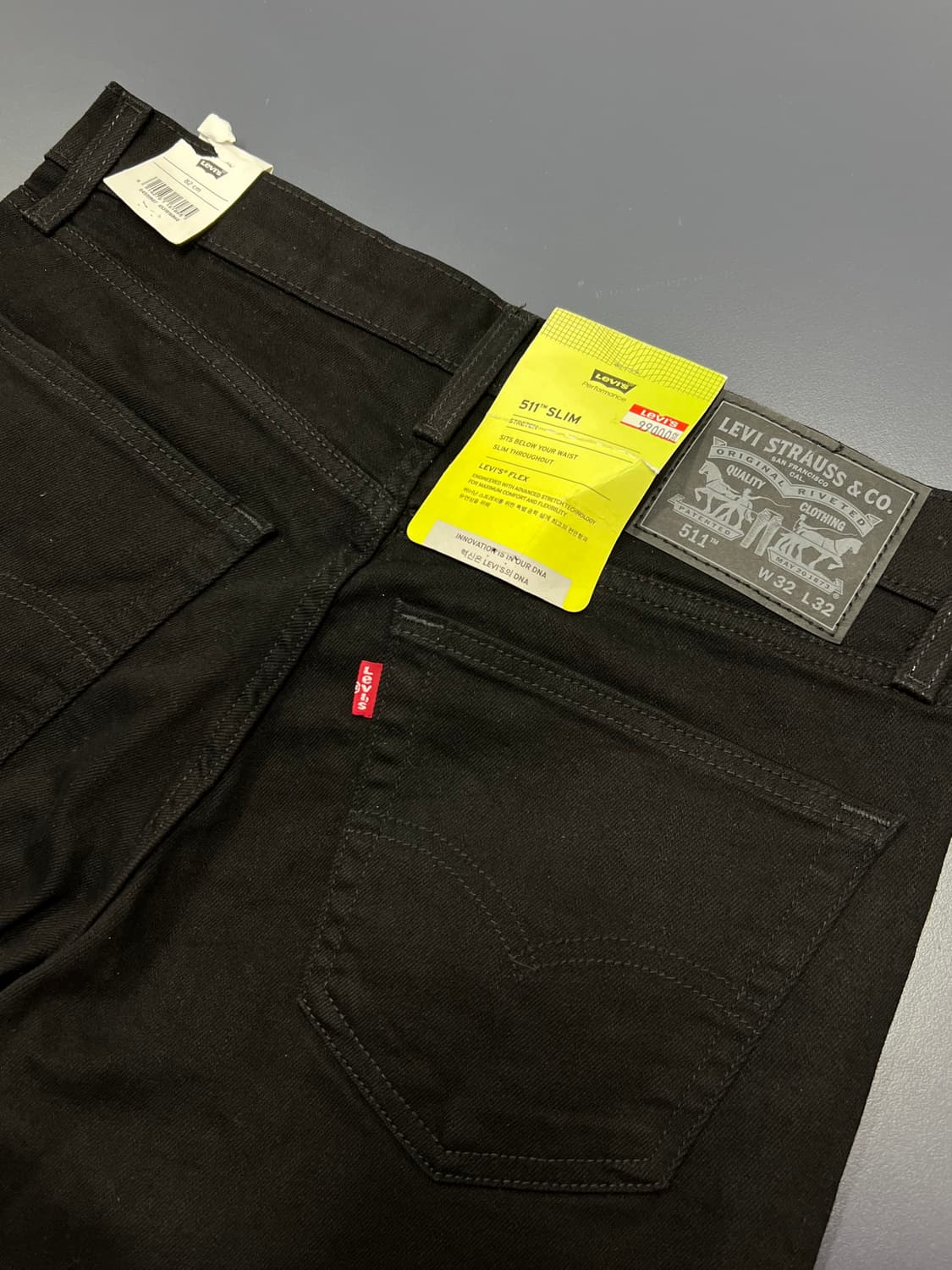 (새상품) 리바이스 511 슬림핏 블랙 진 상품이미지3