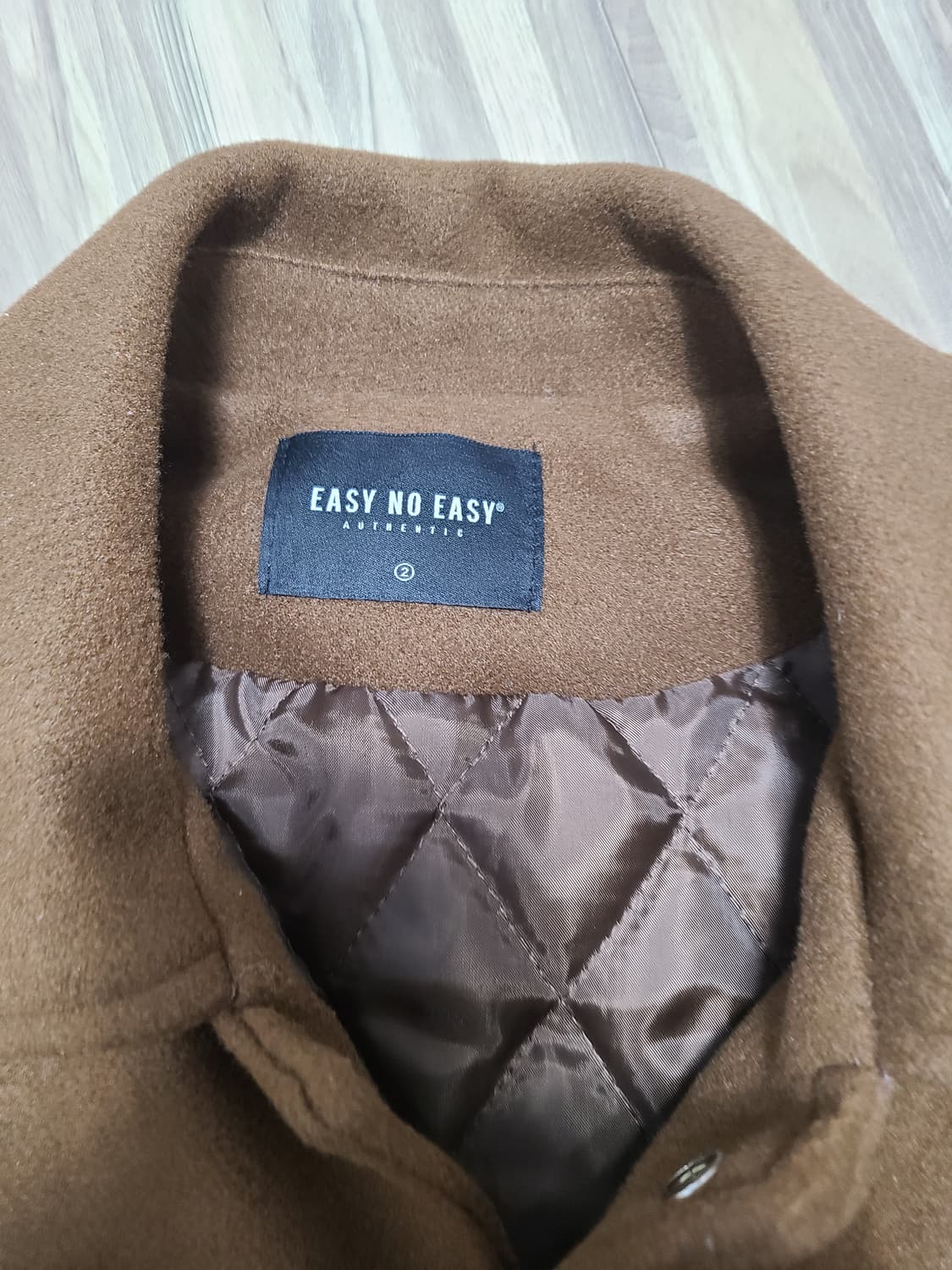 이지노이지 바시티 자켓 -브라운 2사이즈 상품이미지6