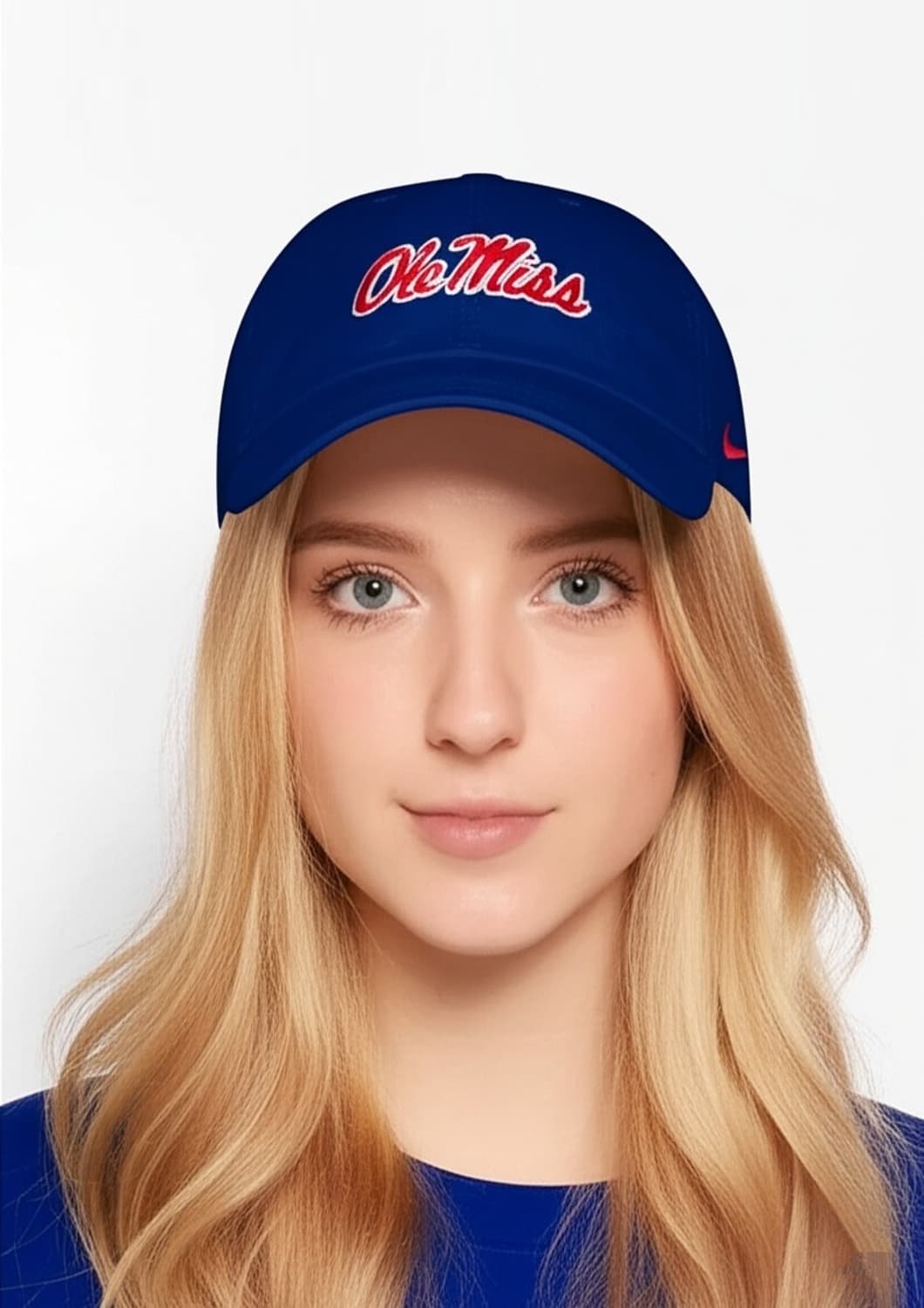 NIKE 나이키 헤리티지86 레어 미국 미시시피 대학교 네이비 볼캡 모자 상품이미지7