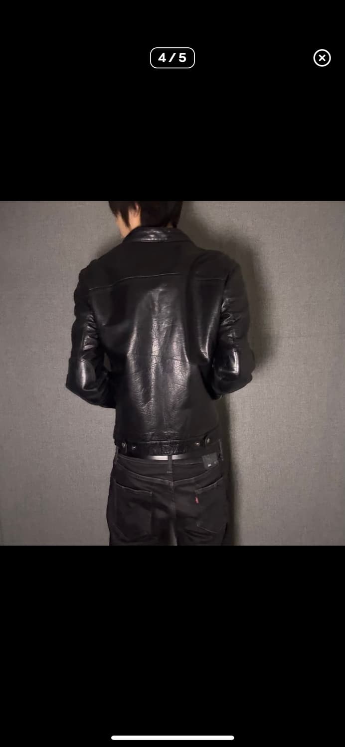 Vintage leather jacket 상품이미지4
