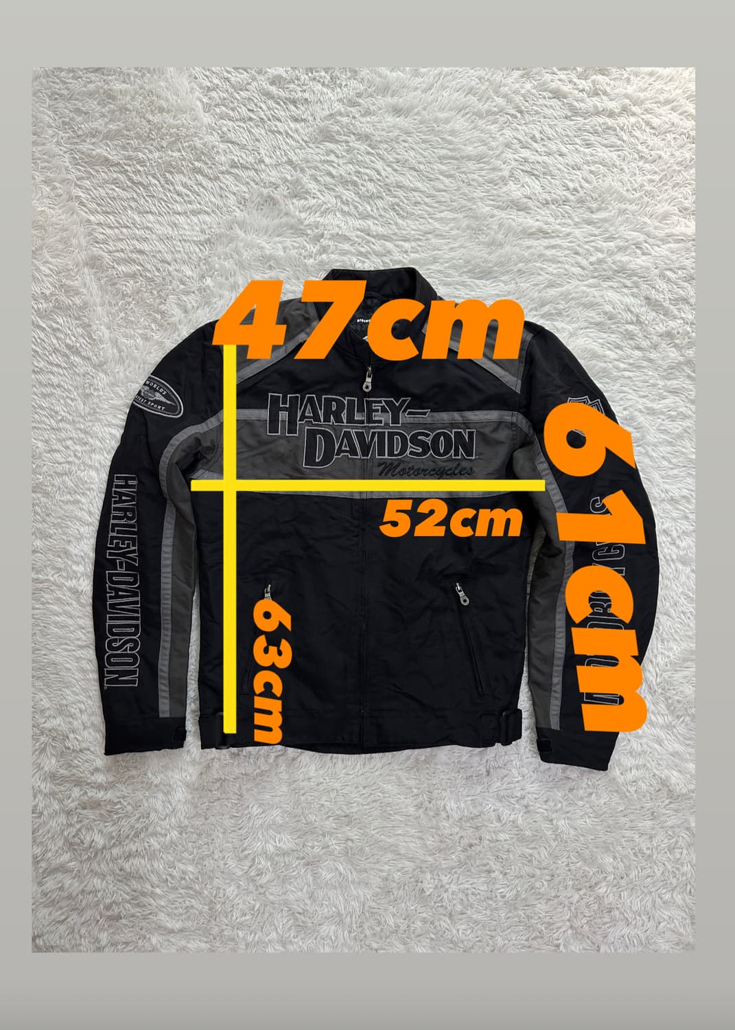 할리 데이비슨 라이딩 자켓 S/95사이즈 상품이미지4