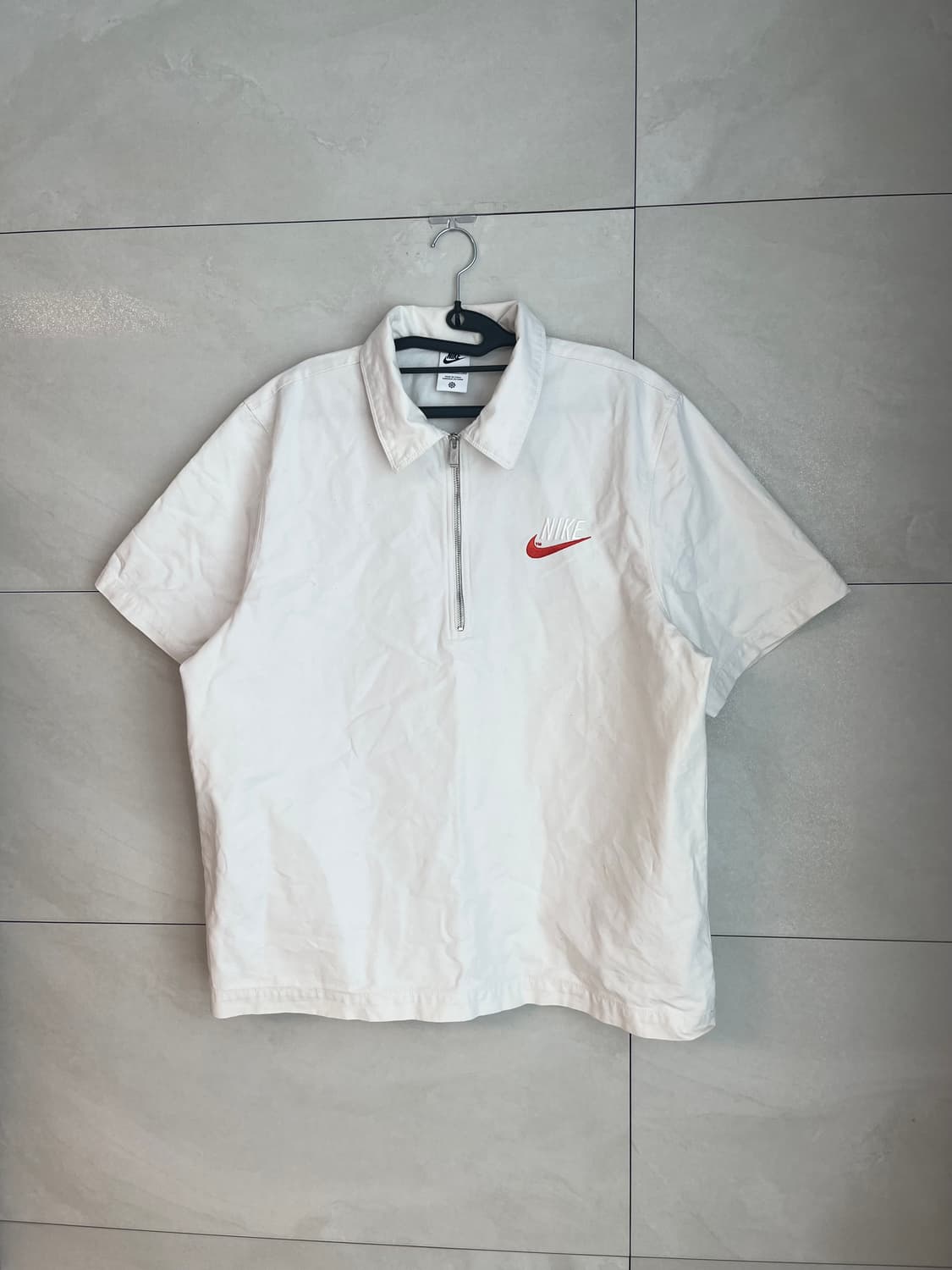 [2XL] 나이키 스우시 트렌드 아노락 오버셔츠 팬텀 상품이미지3