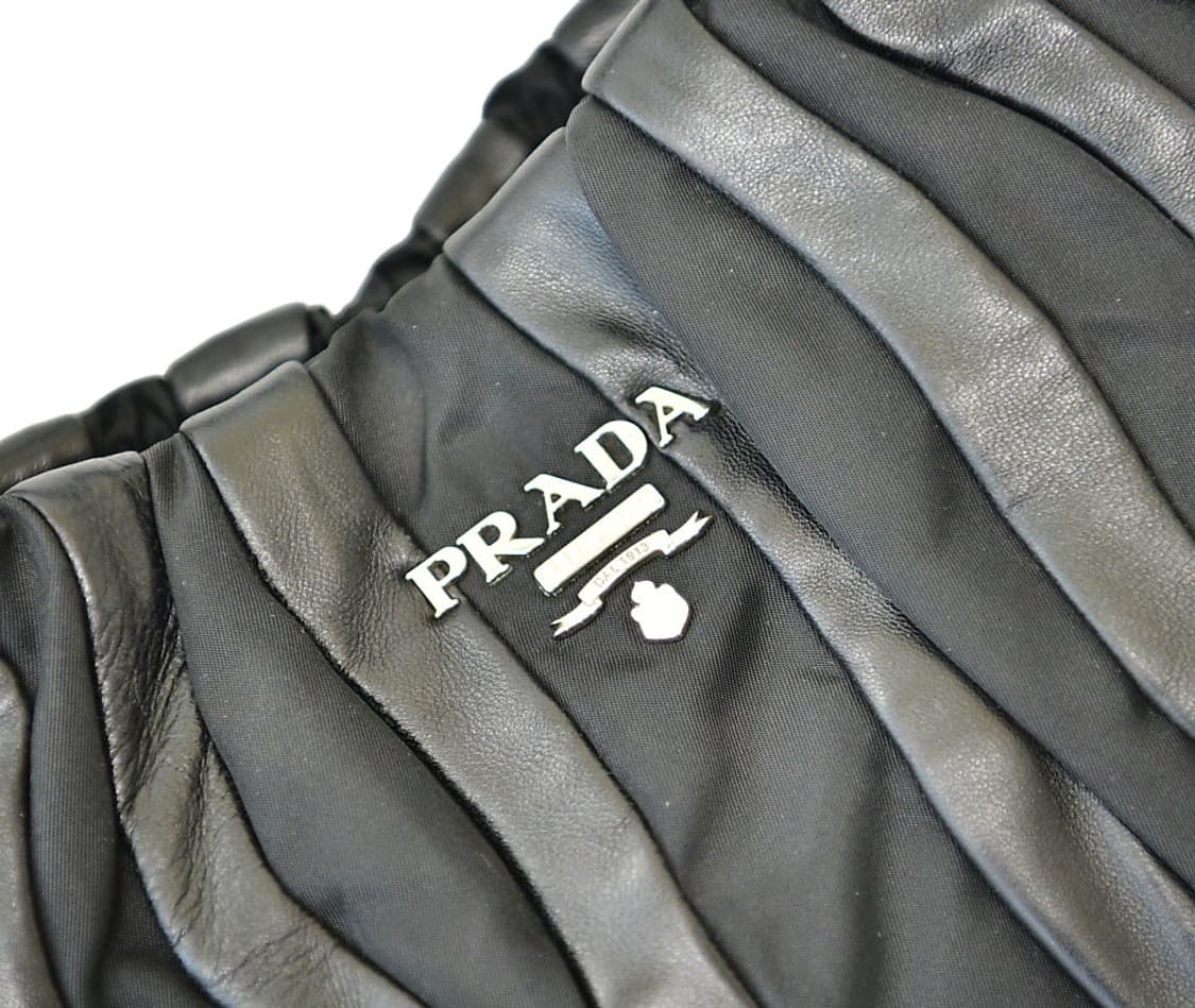 프라다 나일론 나파 레더 웨이브 호보백(정품) 상품이미지6