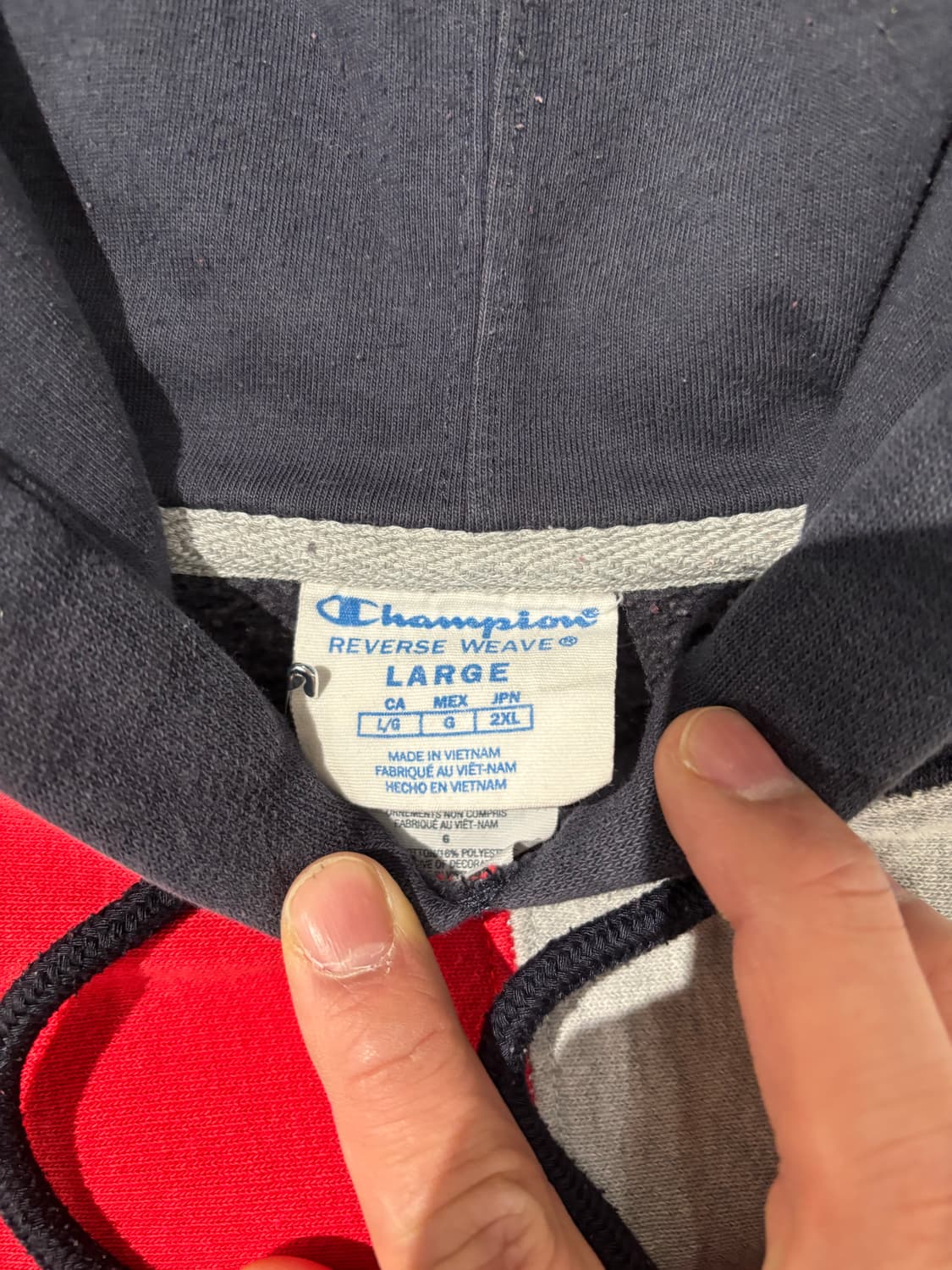 챔피온 리버스위브 후드티셔츠 상품이미지6