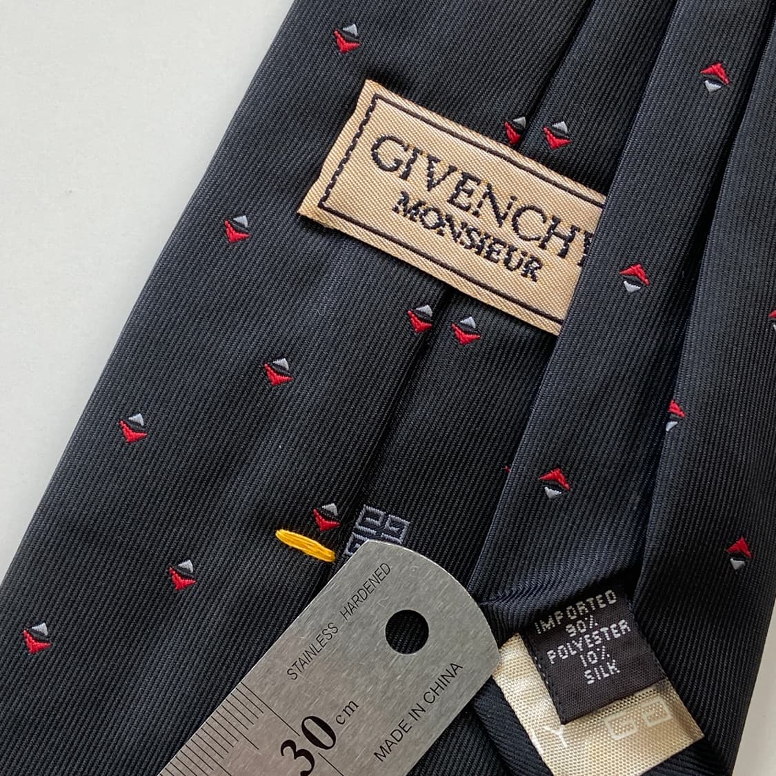 지방시 심플로고 정품 명품넥타이 (GIVENCHY) 7.8cm 상품이미지7