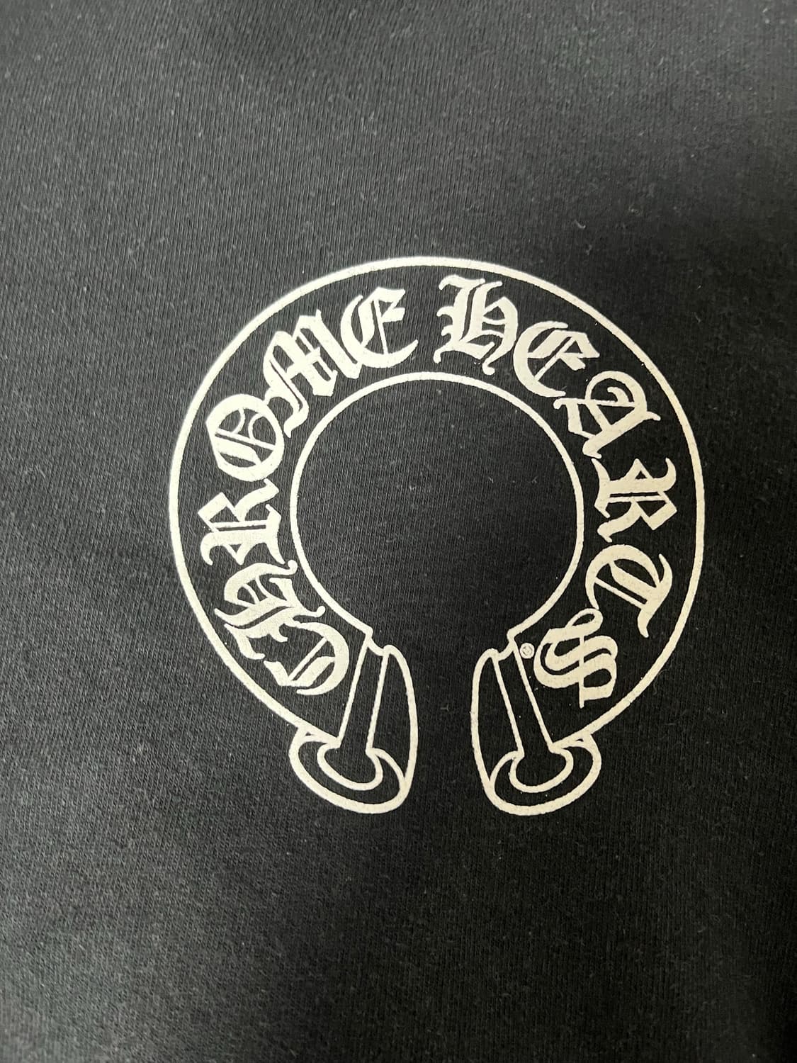 [M]크롬하츠 홀스슈 플로랄 후드 블랙 상품이미지2