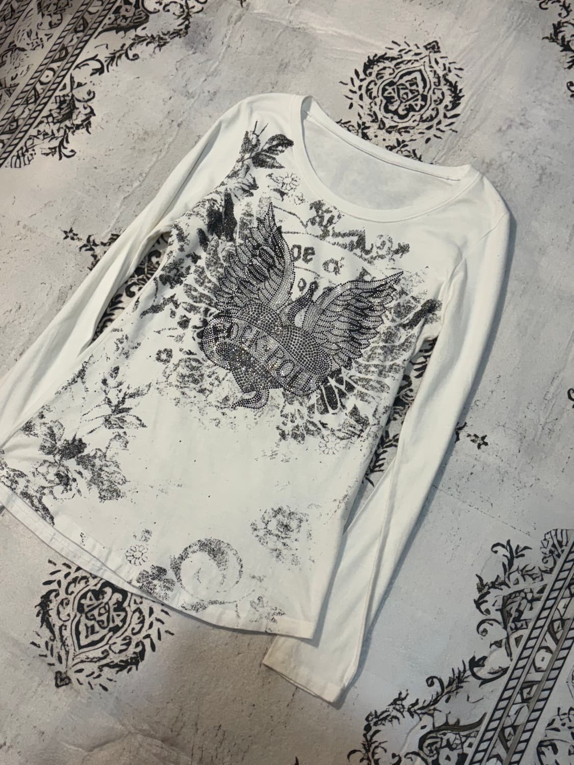 Y2K rock&roll cubic long sleeve 상품이미지5