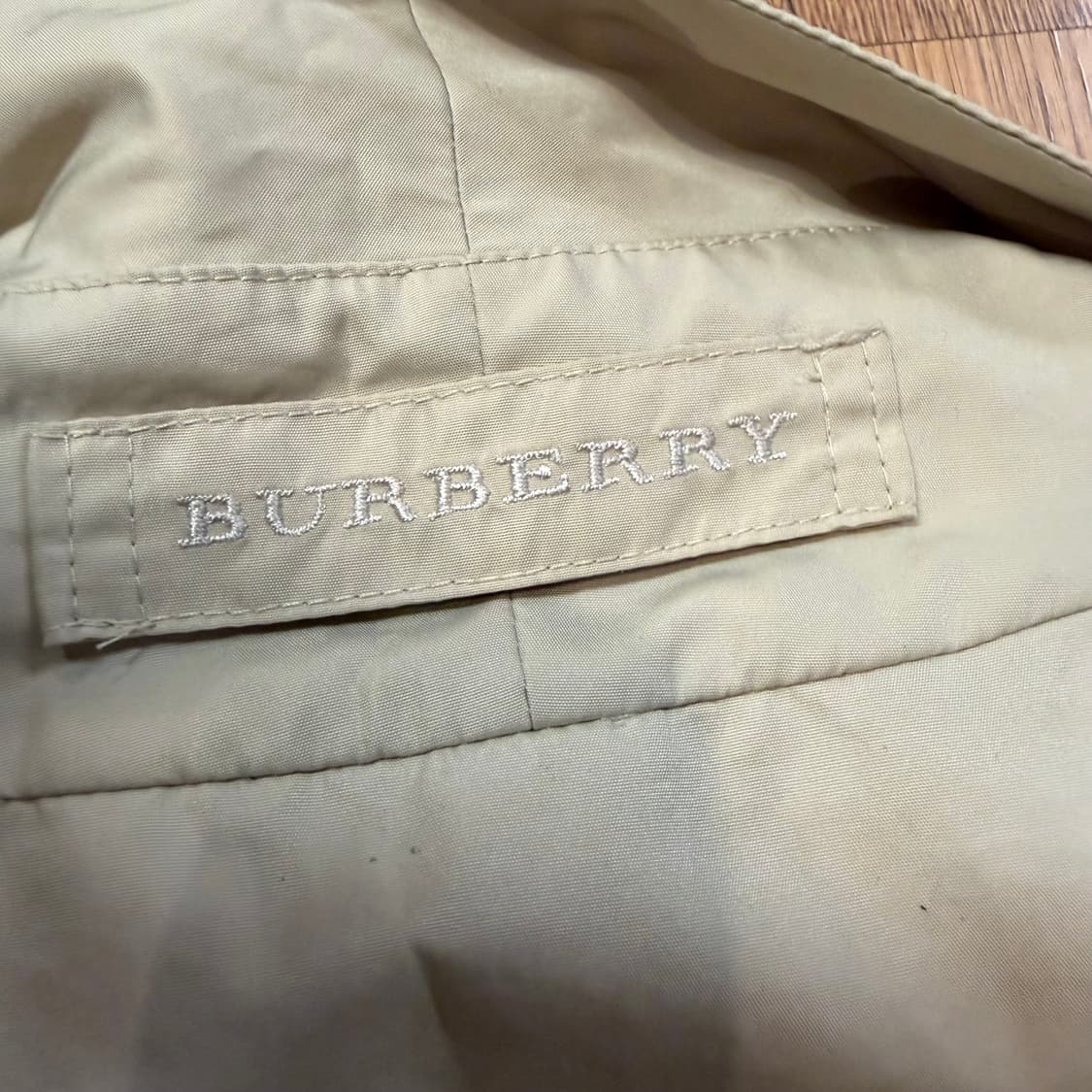 버버리 클래식 00‘s 나일론 맥코트  상품이미지8