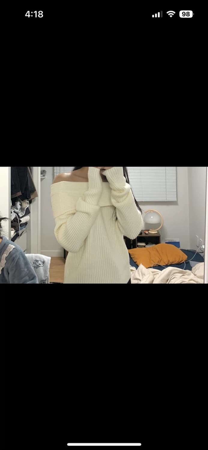 오프숄더니트 상품이미지1