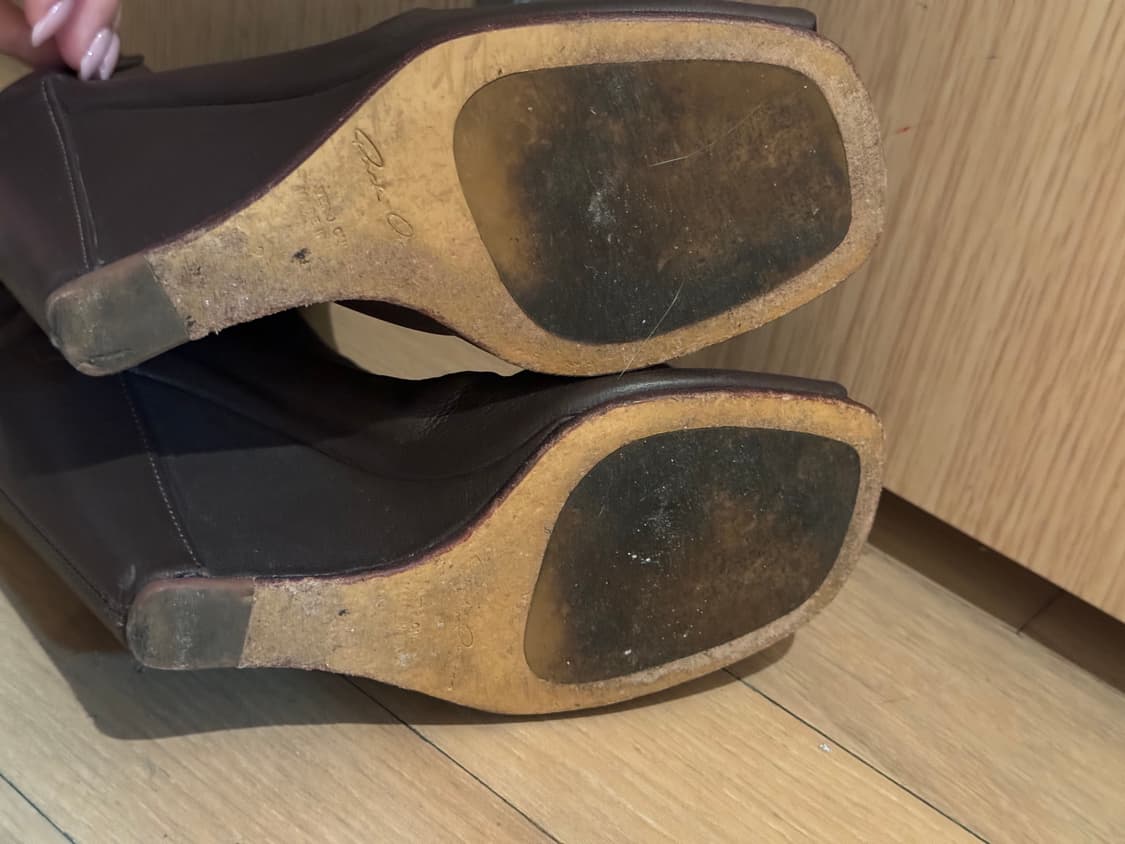 릭오웬스 웨지부티부츠 (230-35 ) 브라운 상품이미지7