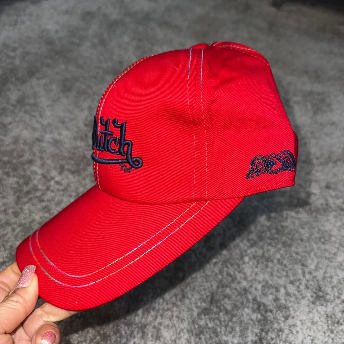 본더치 레드 로고 자수 볼캡F 상품이미지3