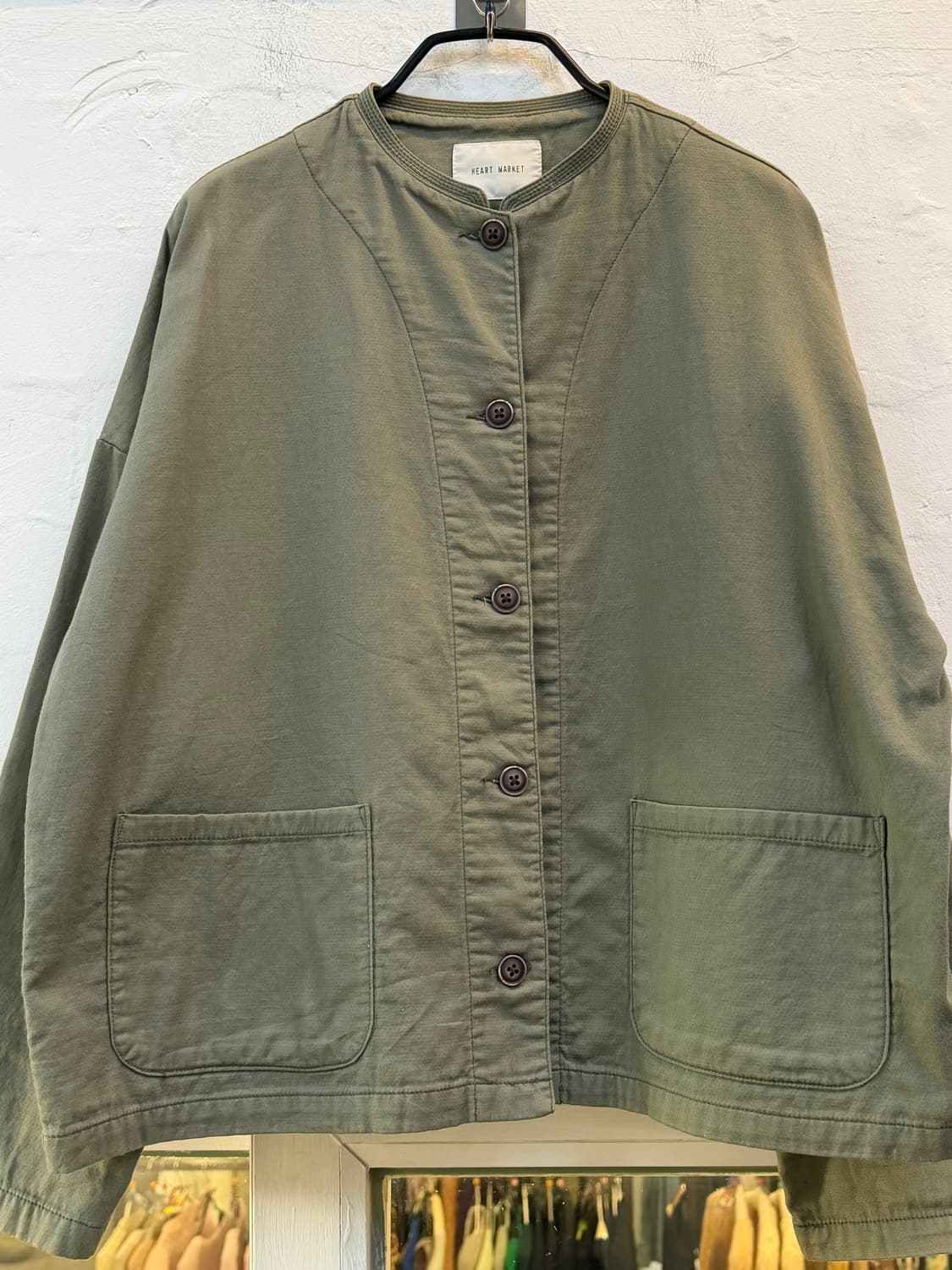 Heart Market 카라리스 워크 자켓 카키 F 상품이미지3