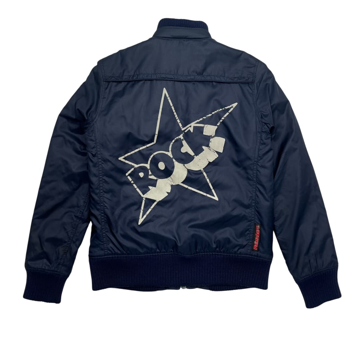 히스테릭 글래머 ROCK 네이비 레이싱 패딩 자켓 OS 상품이미지4