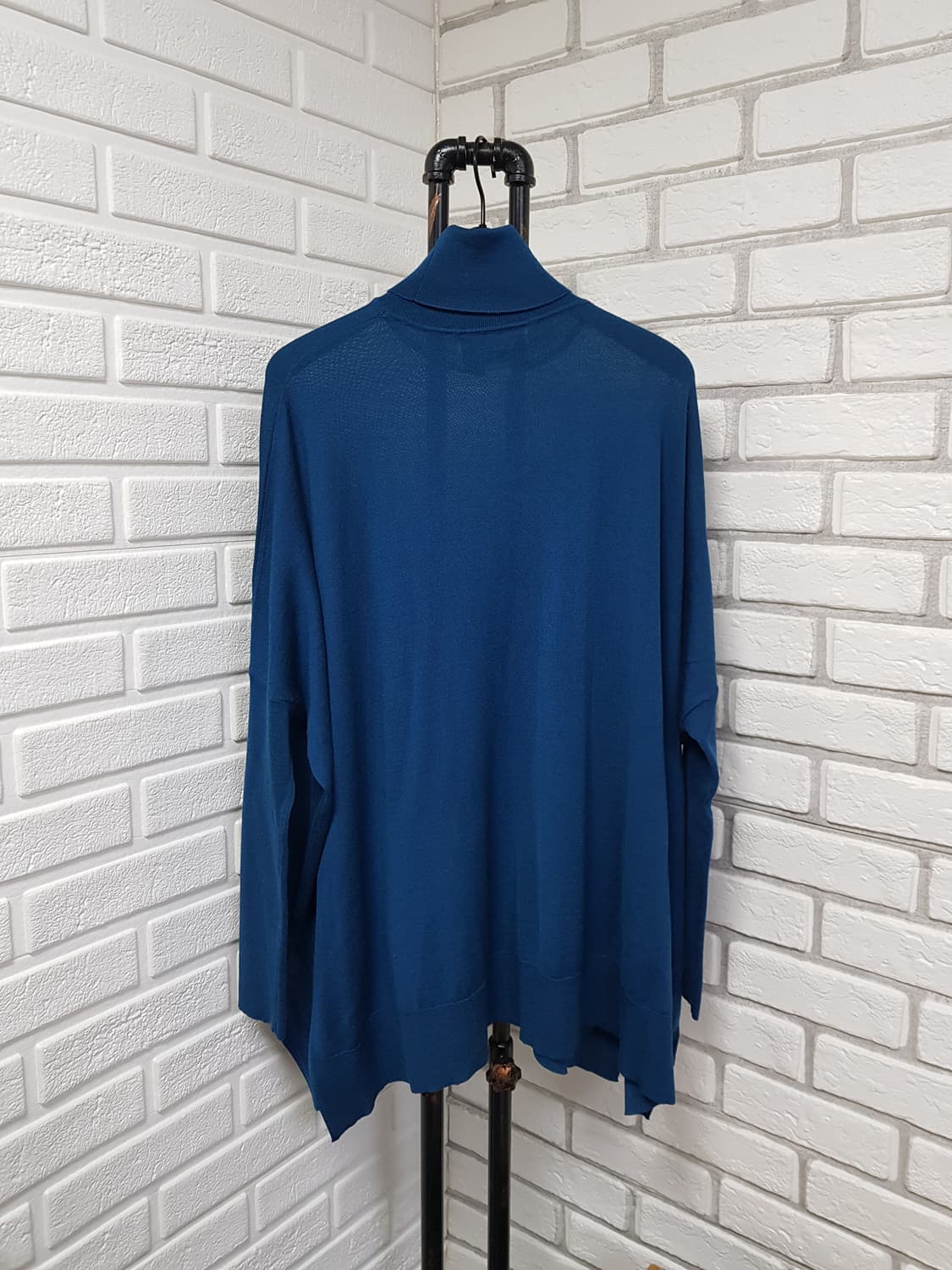 [m/정품] 구찌 인터로킹 터틀넥 여성 울 니트 청록색 상품이미지2