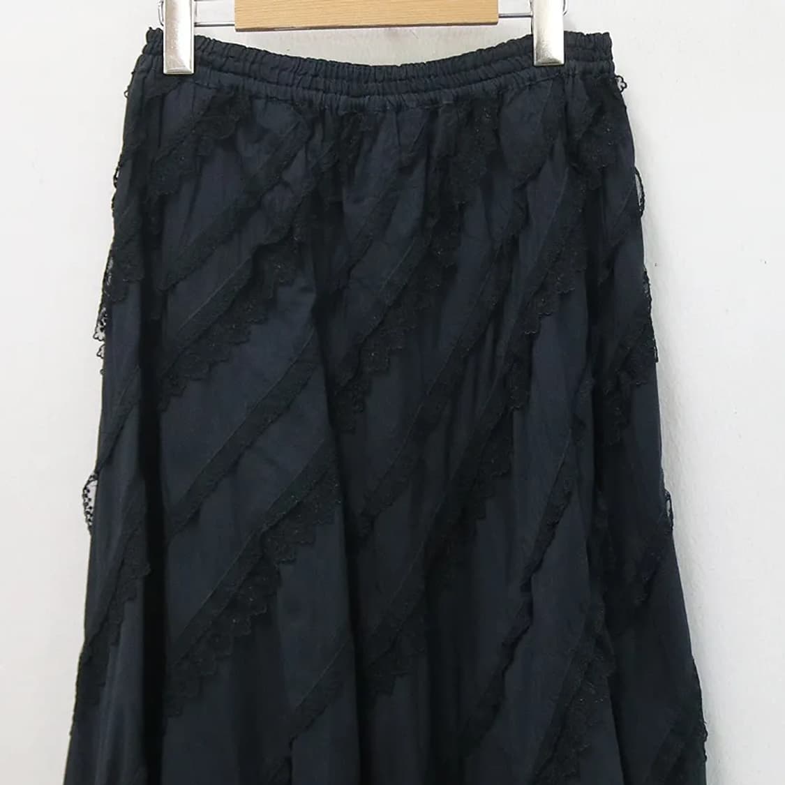 모리걸 레이스 롱 언발 스커트 64404 상품이미지5