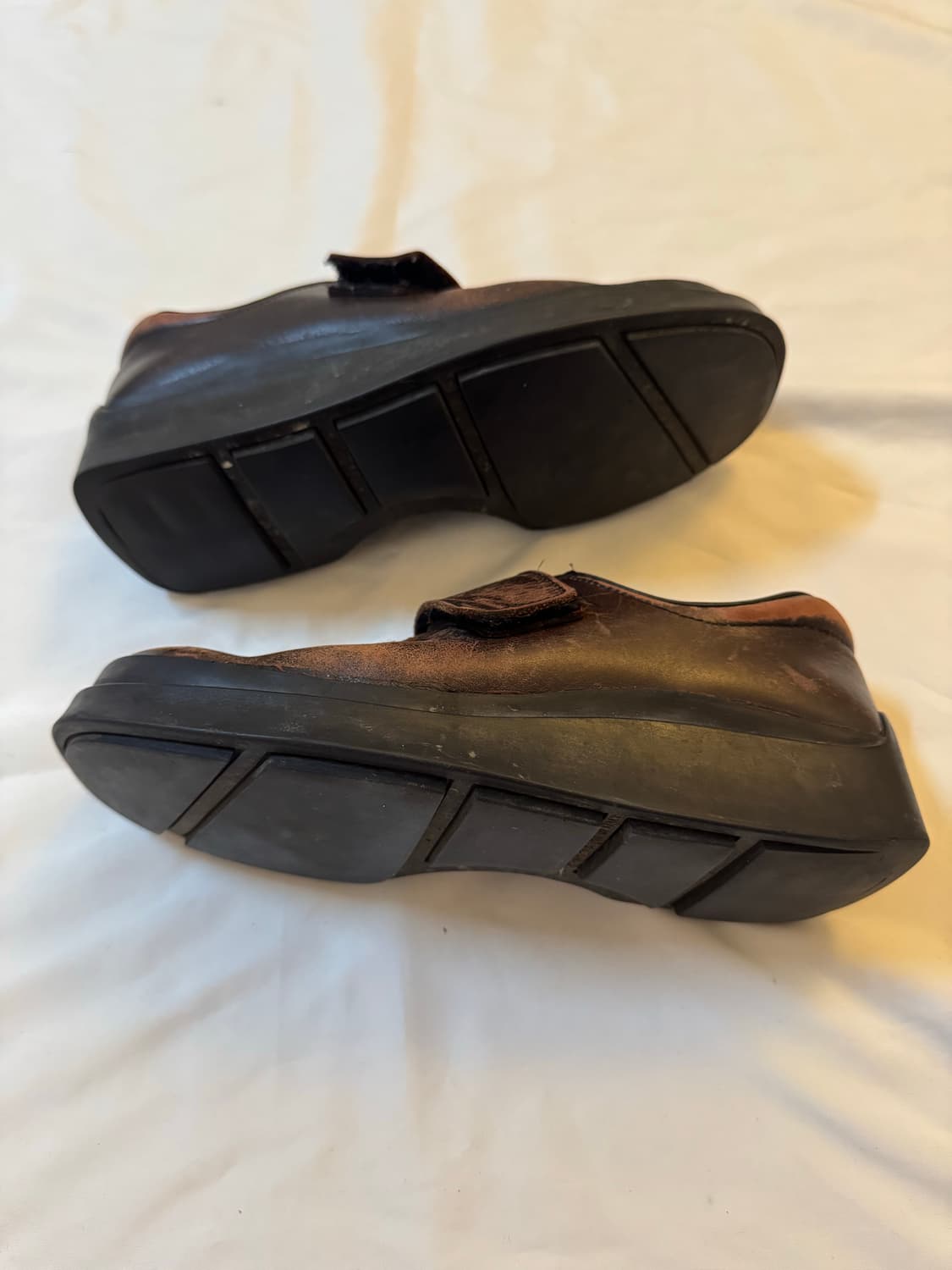 Prada 99aw square toe leather shoes 상품이미지8