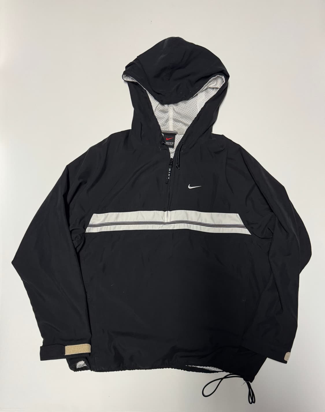 나이키 올드스쿨 반집업 바람막이 후드 아노락 XL 상품이미지1