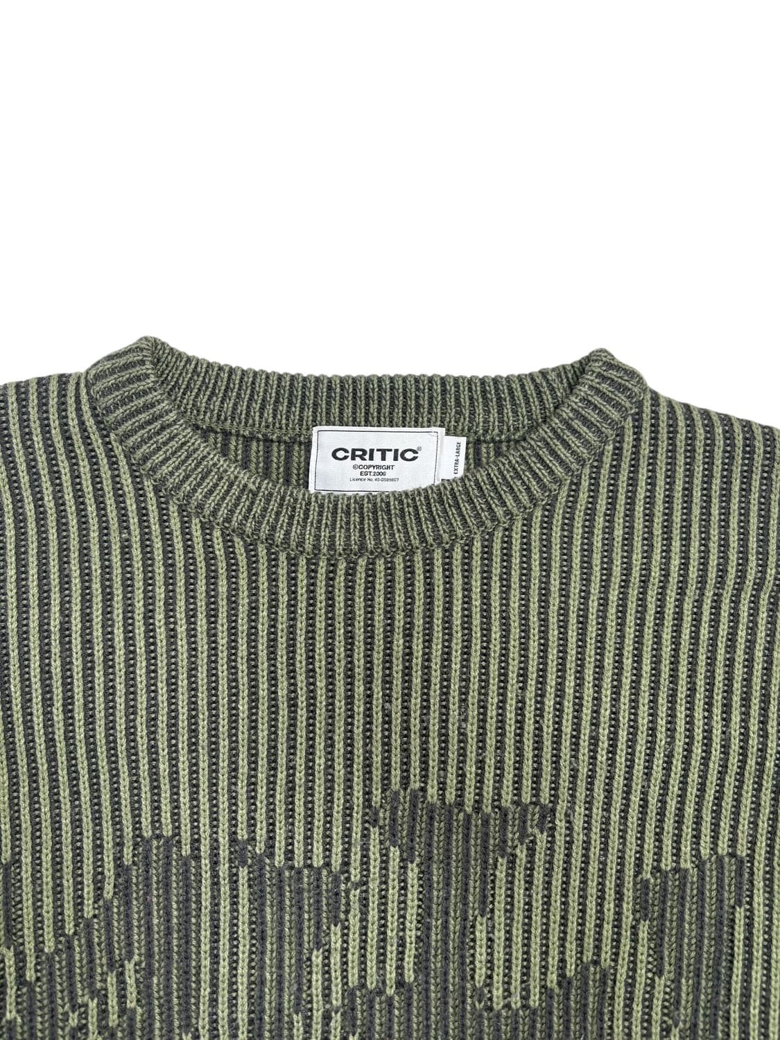 크리틱 니트 카키 상품이미지5