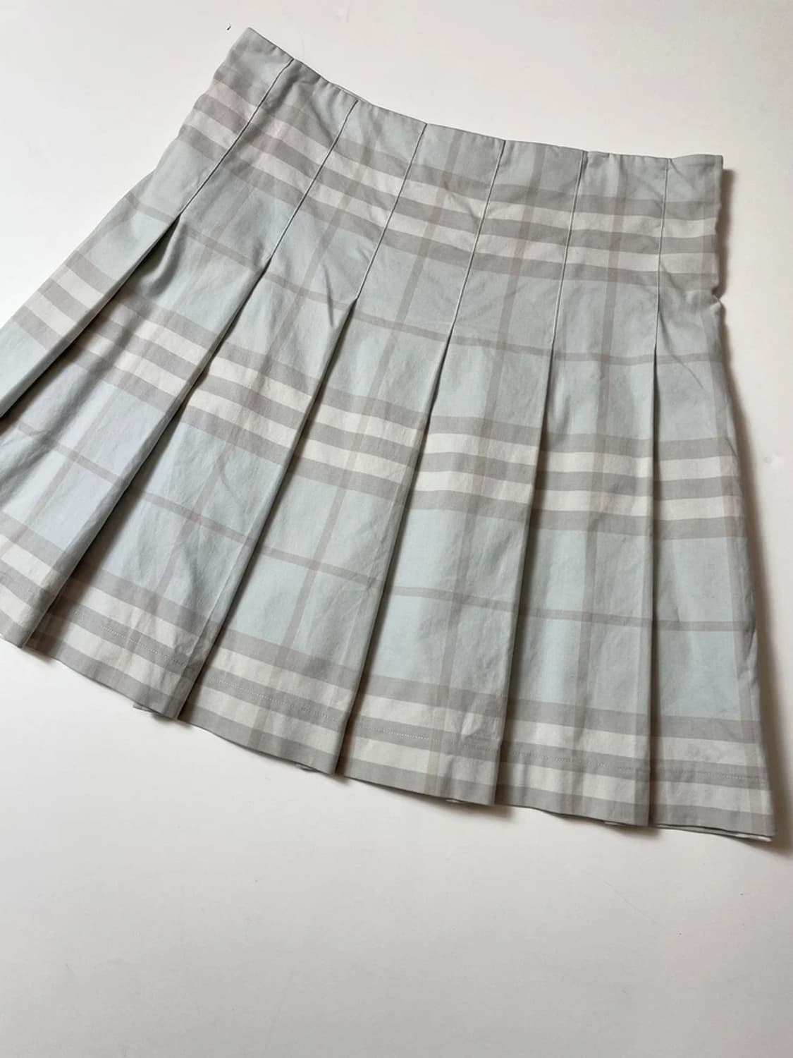 버버리 00's 체크 플리츠 스커트 PN9547 상품이미지4