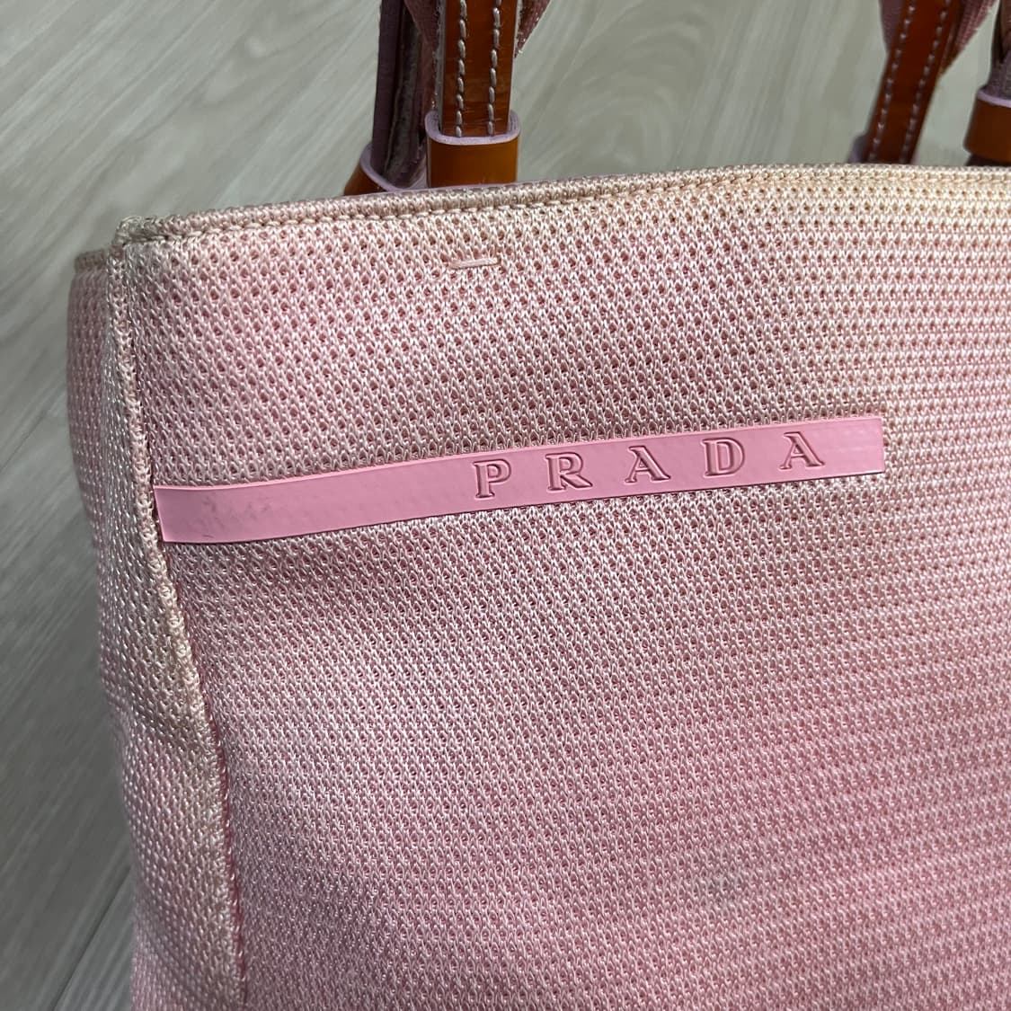 2000s 프라다스포츠 핑크 토트백  상품이미지2