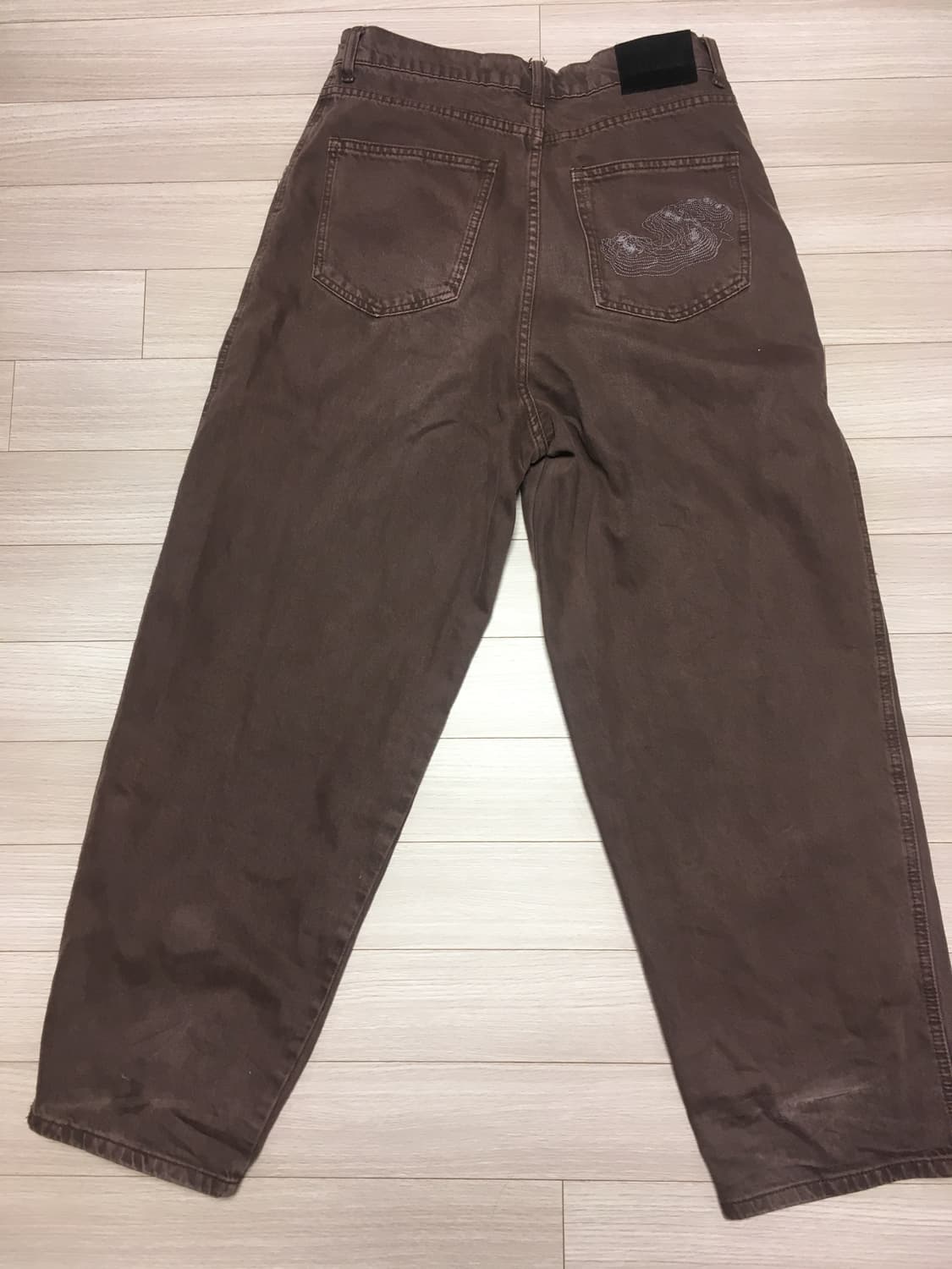 스웨이드 CONTOUR POCKET DENIM [BROWN] 상품이미지3