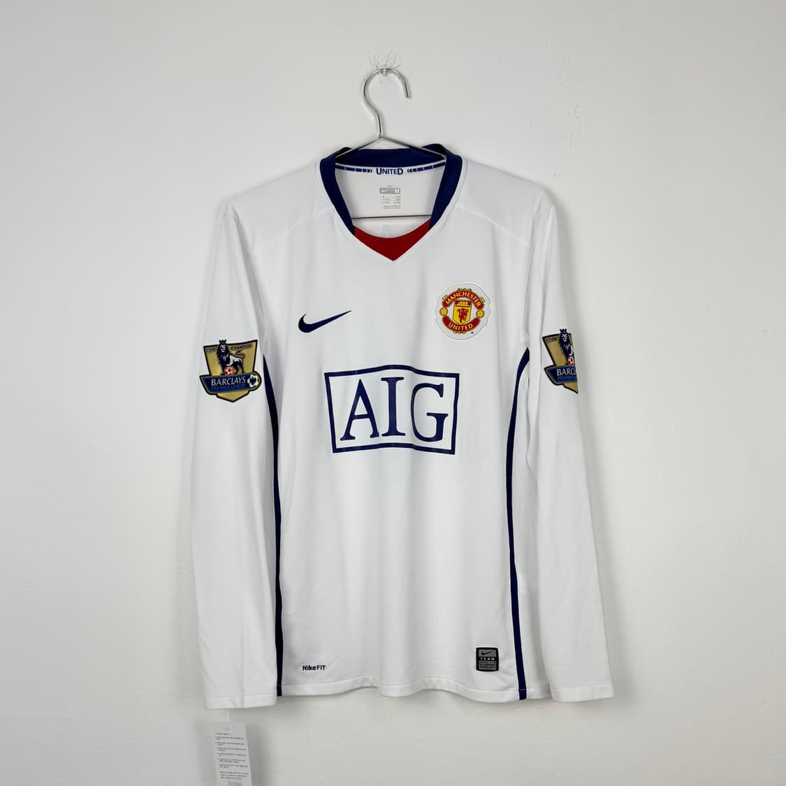 08-09 맨유 어웨이 호날두 긴팔 유니폼 상품이미지4