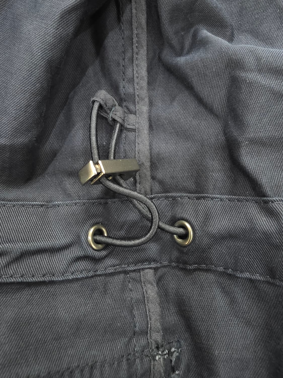 우영미 네이비/그린 배색 블루종 자켓 100 상품이미지7