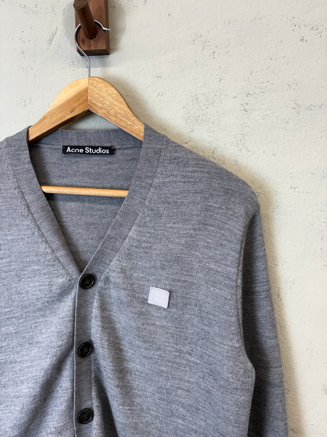 아크네스튜디오 케베페이스 울 니트 가디건 그레이 상품이미지2
