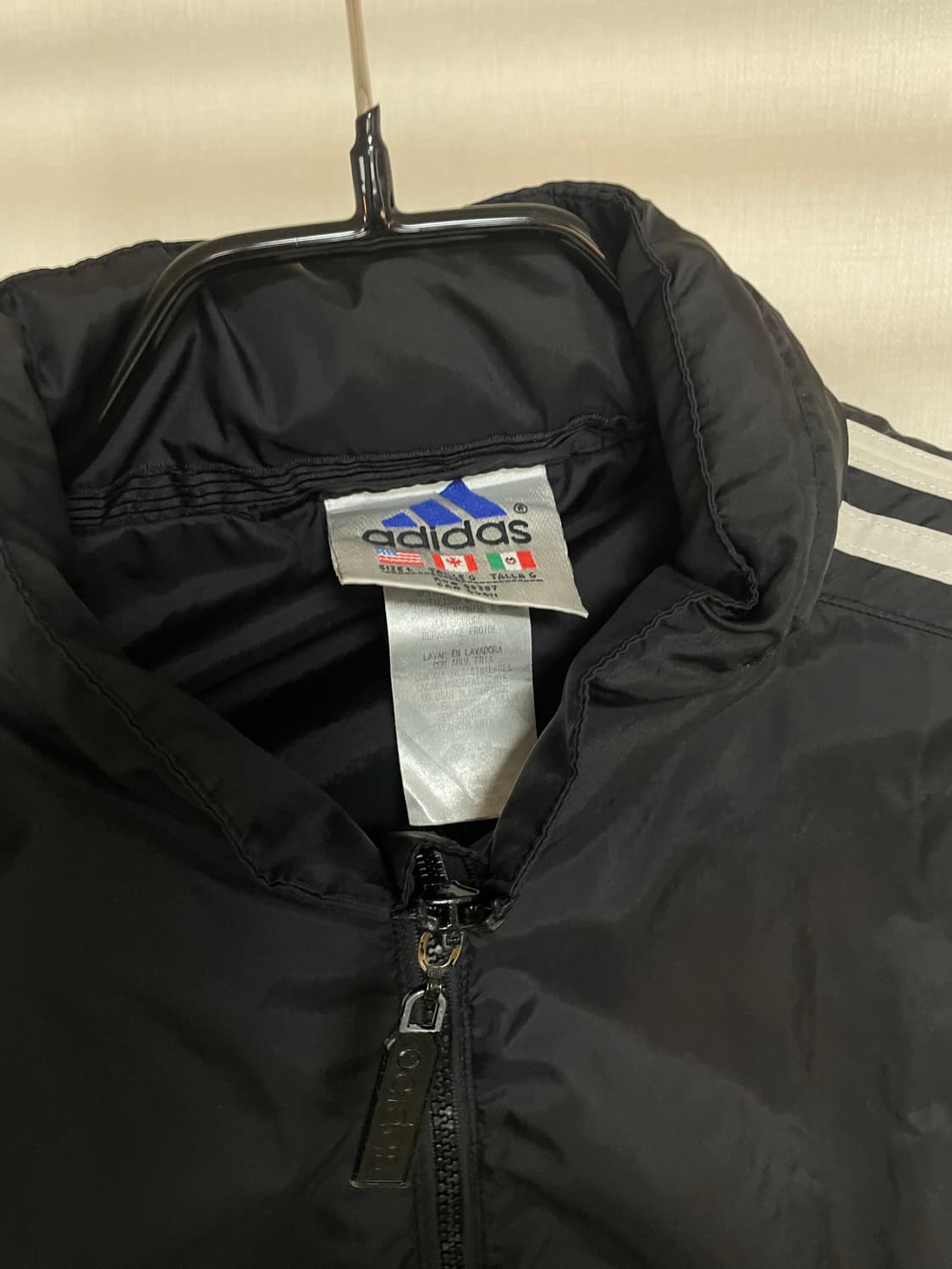 90s 아디다스 우븐 집업 점퍼 L 상품이미지3